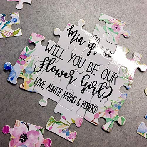 Personalized Flower Girl Proposal Puzzle Gift For Kids - Image 4