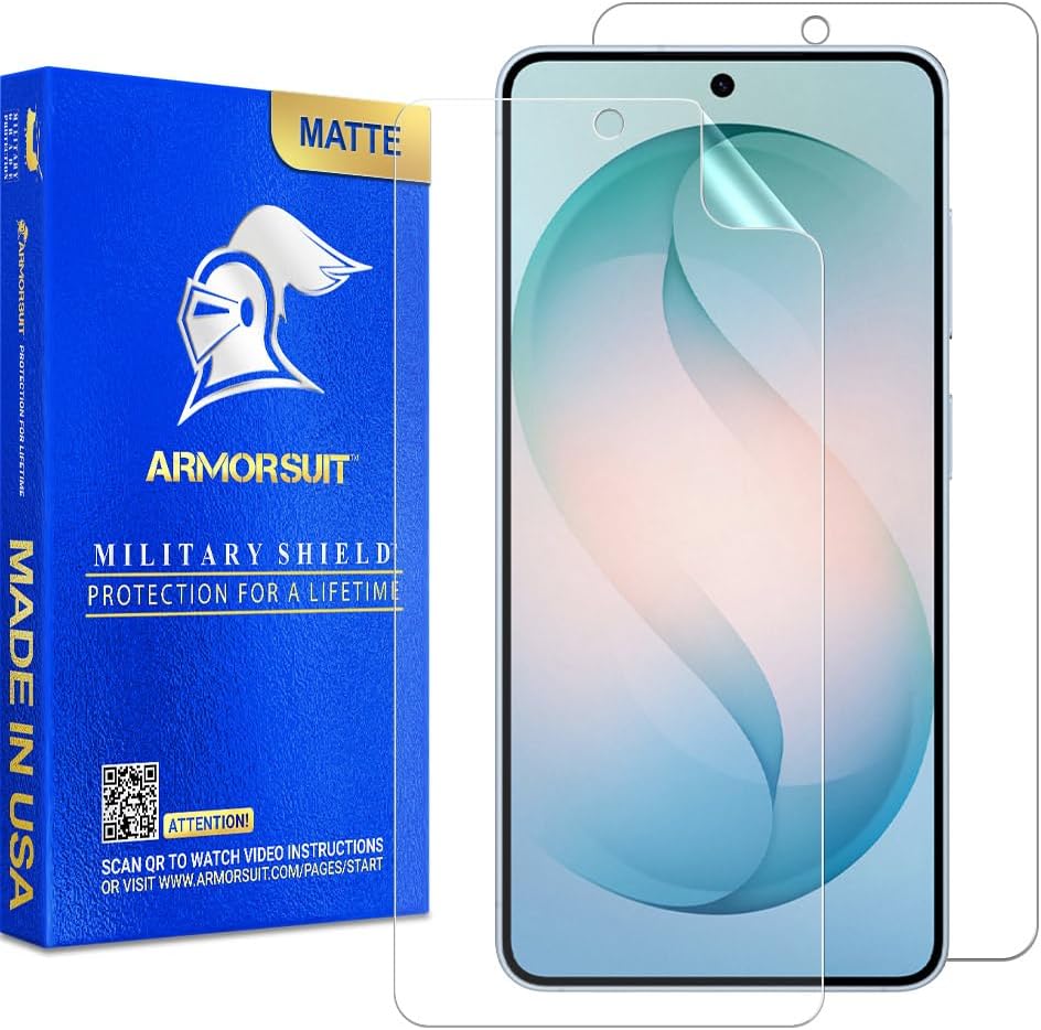 ArmorSuit 2 Pack Paper-Feel Texture Screen Protector for Samsung Galaxy S26 (6.3-Inch) Case Friendly, Fingerprint Unlock Compatible, MilitaryShield Matte Film - Made in USA