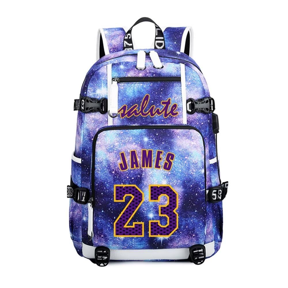 FANwenfeng Basketball Player LJ23 Multifunction Backpack Travel Daypack Fans Bag (Style 20)