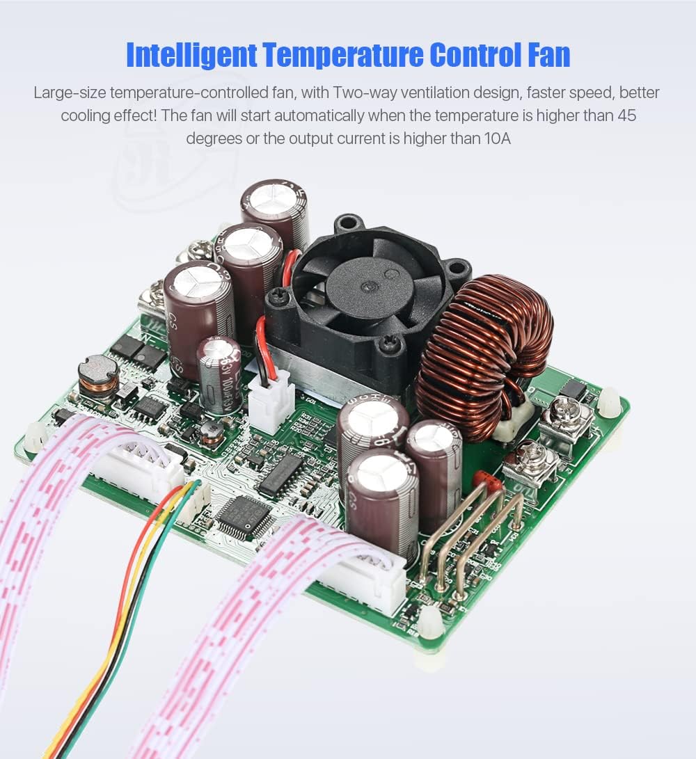 RD DPS5020 50V 20A Constant Voltage Current DC DC Step-Down Power Supply Module Buck Voltage Converter Voltmeter (DPS5020)