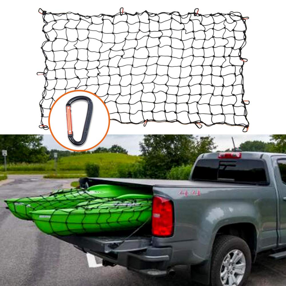 Auto Cargo Net rozciąga się przyczepa, elastyczna siateczka, Tighter Truck Bed uniwersalna torba do przechowywania bagażu, akcesoria samochodowe