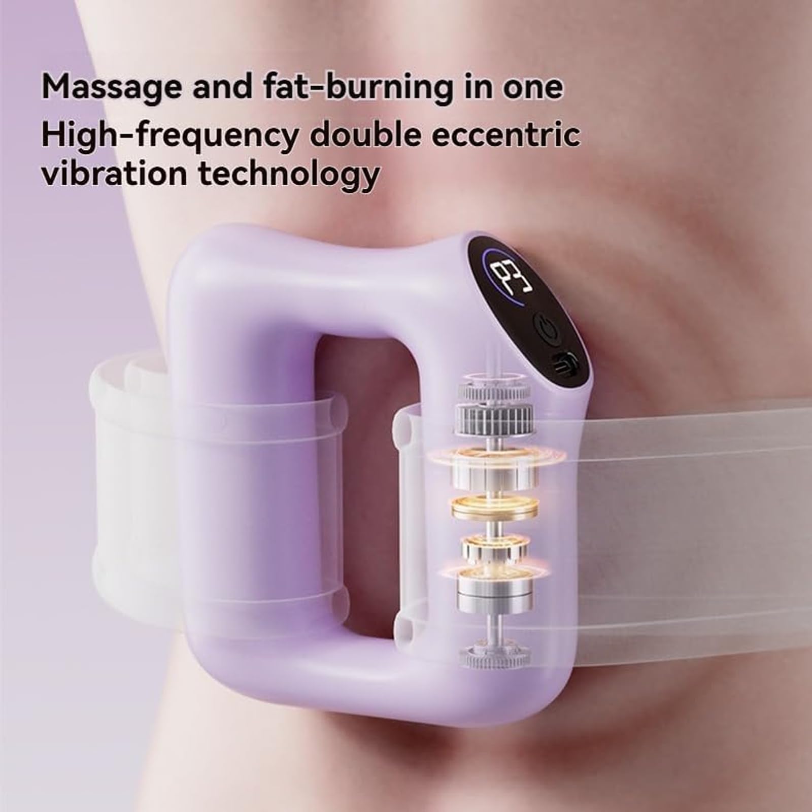 faszien gurt，massageroller mit vibration zur faszien-straffung,fasziengurt,Ganzkörper-massagering,multifunktionalganzkörper-faszienring,Tragbares Wiederaufladbares Massagegerät Für Sportler & Senioren