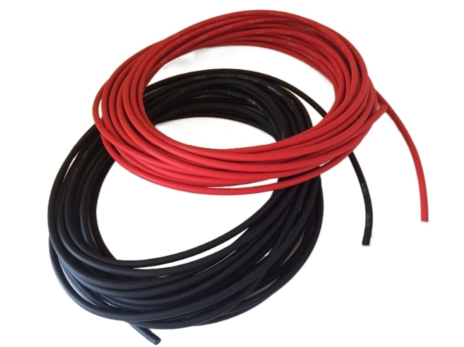kabel elastyczny 10/12/14AWG kabel solarny 6/4/2,5 mm2 przedłużacz panelu solarnego, przewód miedziany czarny i czerwony ze złączem przedłużającym złącze solarne (rozmiar: 1 m czarny i 1 m czerwony, k