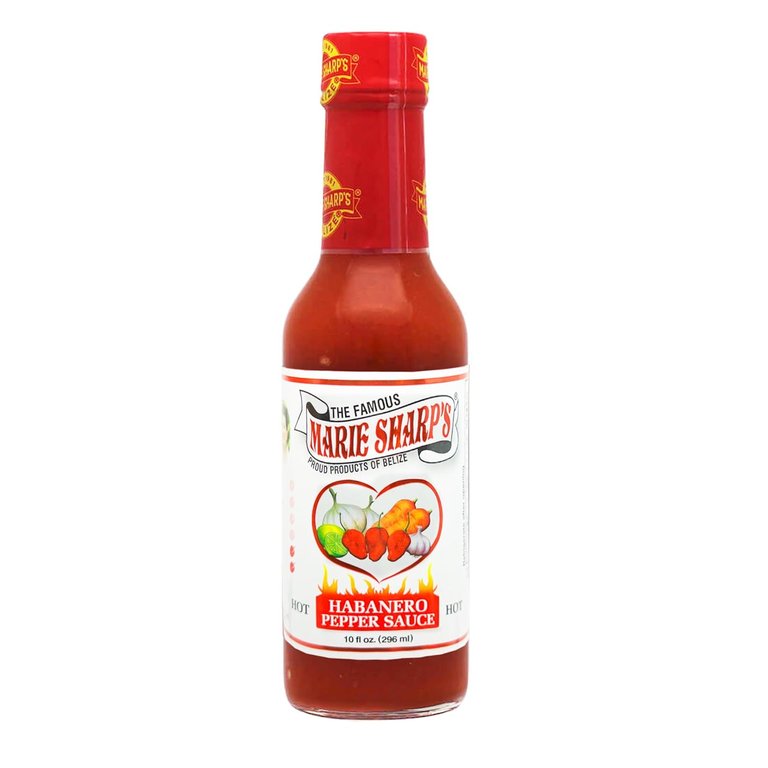 Marie Sharp's Original Hot Habanero Pepper Sauce, 10 oz