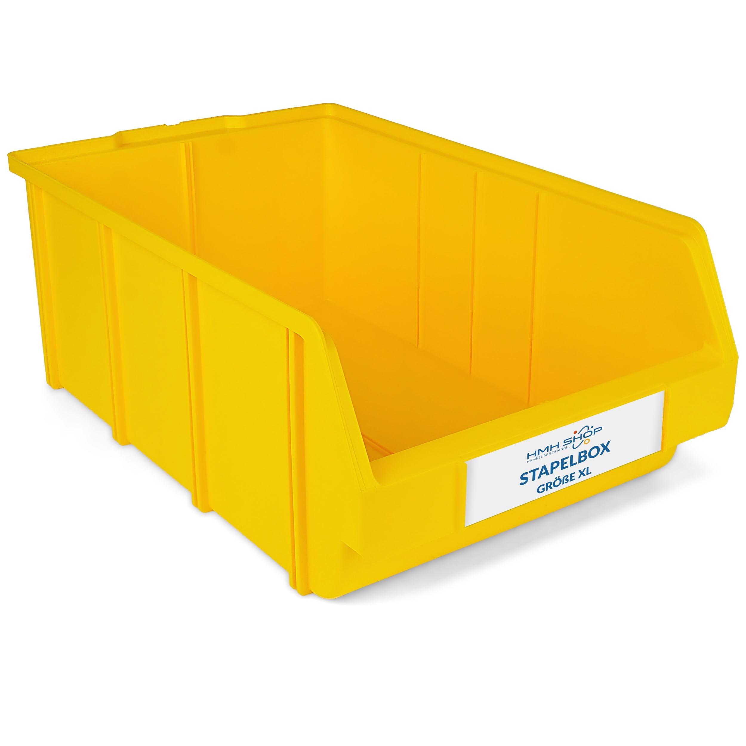 HMH Stapelboxen XL 489x304x185mm Sichtlagerboxen GELB Kleinteile Aufbewahrung