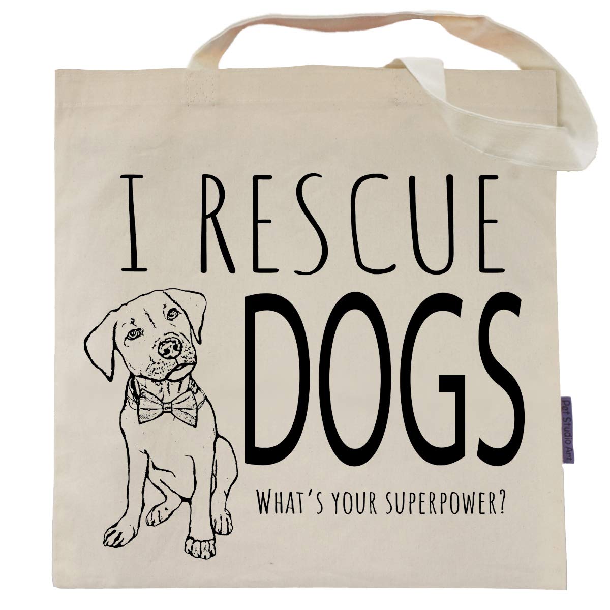 Pet Studio Art Funny Dog Tote Bag