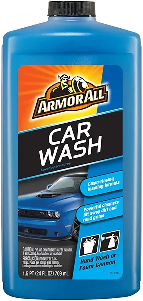 Armor All Car Wash Soap, Powerful Car Cleaner Foam Soap That Lifts Away Dirt, and Preserves Wax, 24 Fl Oz