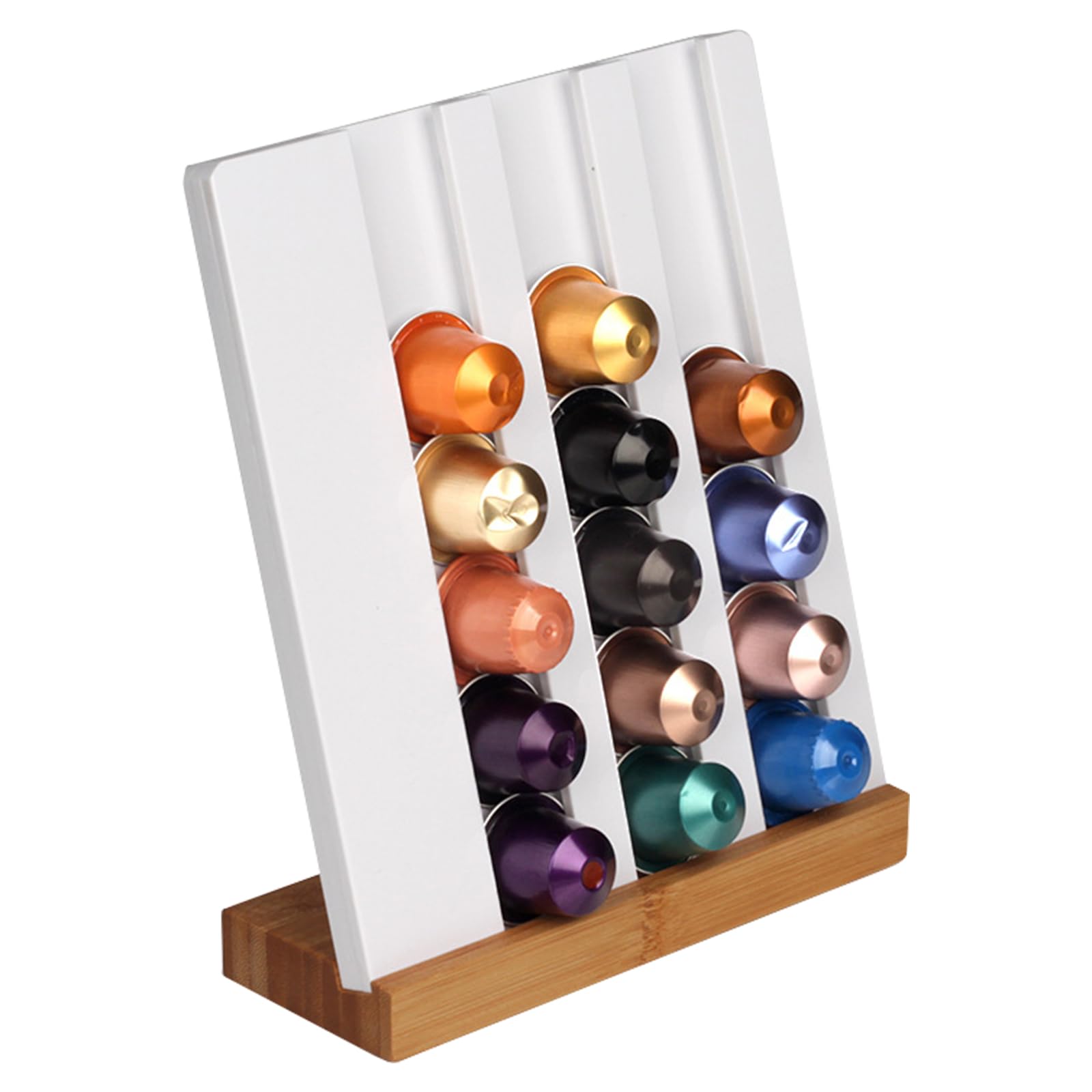 Tsophreniq Multifuntional Coffee Display Rack Clear Coffee Pods Holder Acrylic Pods Display Stand Suitable for Cabinet Acrylic Holder