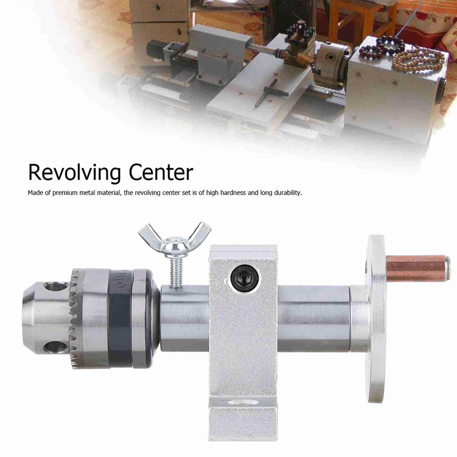 Lybunair Wood Lathe Center with Integrated Dual Bearing for Enhanced Stability and DIY Woodworking Projects - Image 3