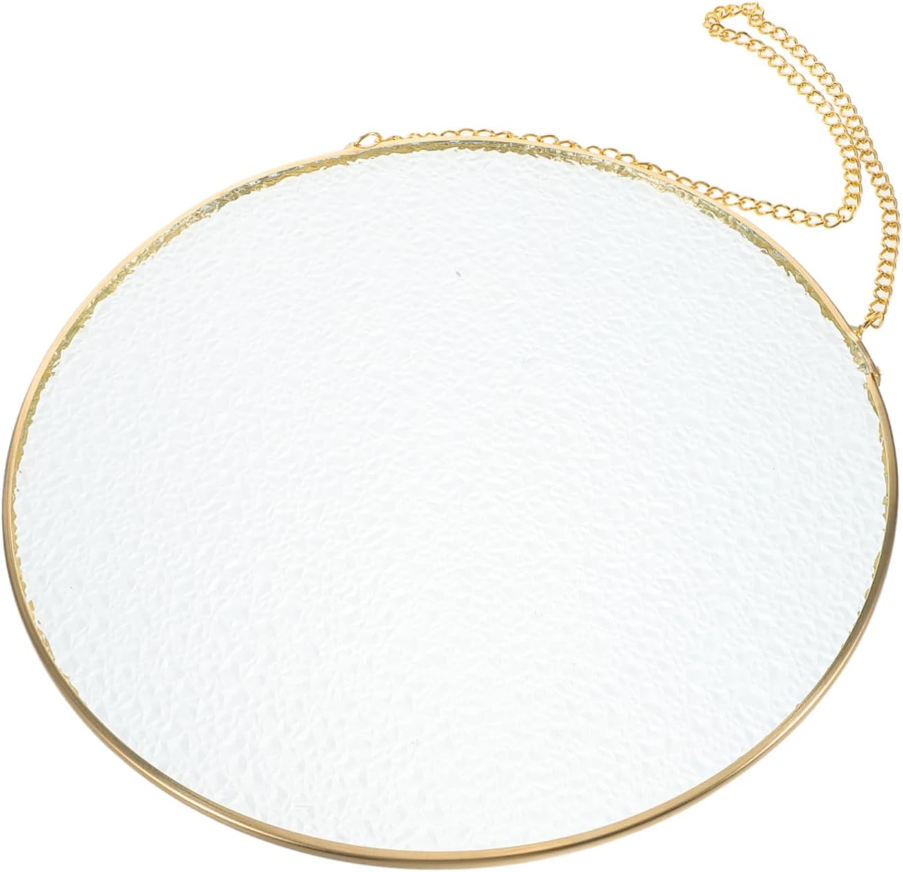 Round Blank Glass Suncatcher Kit for DIY Crafts Unfinished Decorative Pendant Hanging Chain Handmade Art Supply for Home Window Decoration 1 Piece