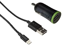 Algopix Similar Product 13 - Car Charger with Lightning to USB Cable