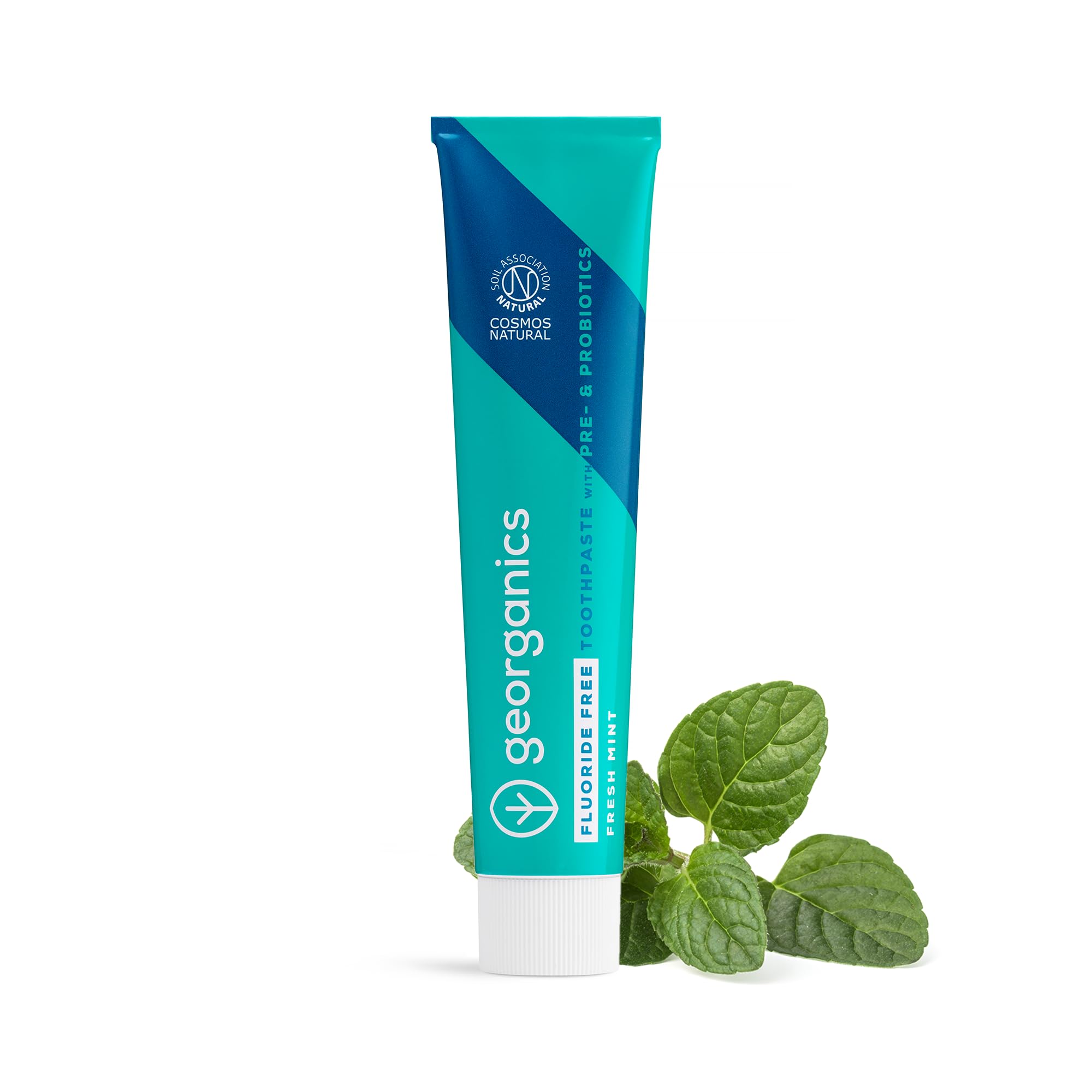 Georganics Natural Fluoride Free Probiotic Toothpaste - 75ml - Fresh Mint