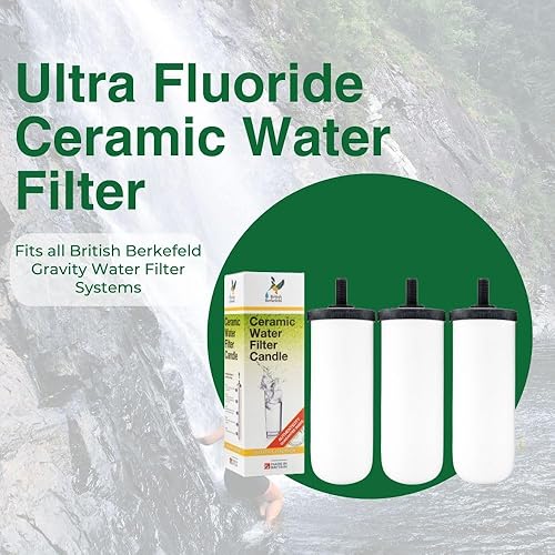 Miniatura 2 de British Berkefeld Doulton W9120133 8B76 - Filtro de repuesto de cerámica para agua potable de 7 pulgadas, 3 unidades