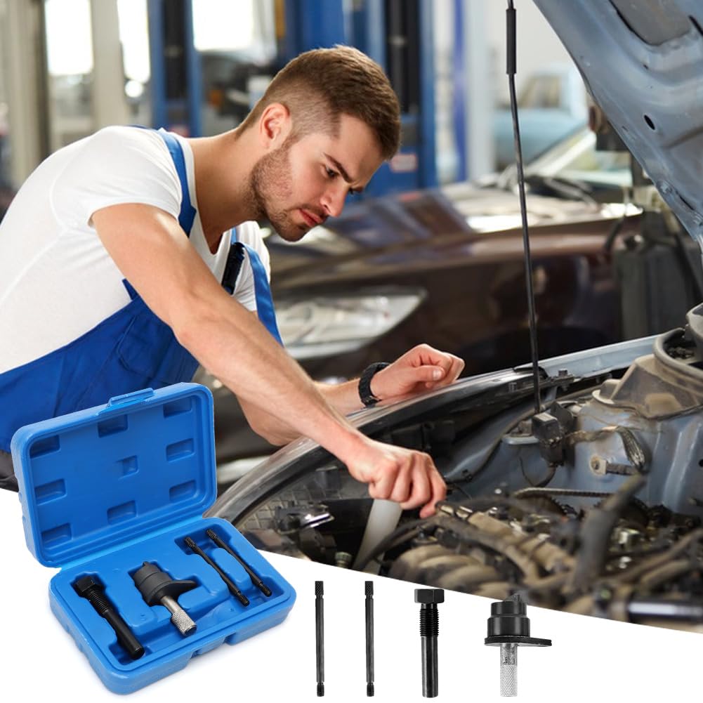Outils Courroie de Distribution, Kit Réglage Moteur, Compatible VW Audi Seat Skoda VAG 1.2L TSI TFSI CBZA CBZB CBZC, Calage Arbre à Cames et Vilebrequin OEM T10340 T10414 T10341