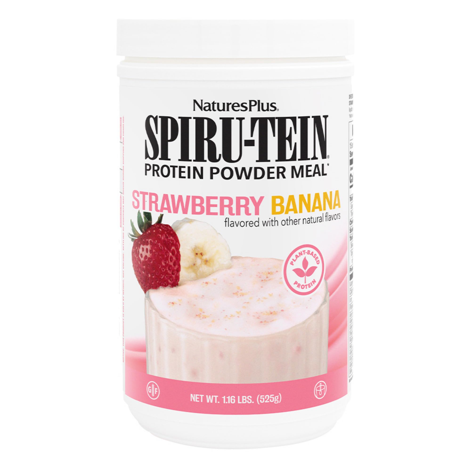 Amazon.com: NaturesPlus SPIRU-TEIN, Strawberry Banana - 1.16 lbs