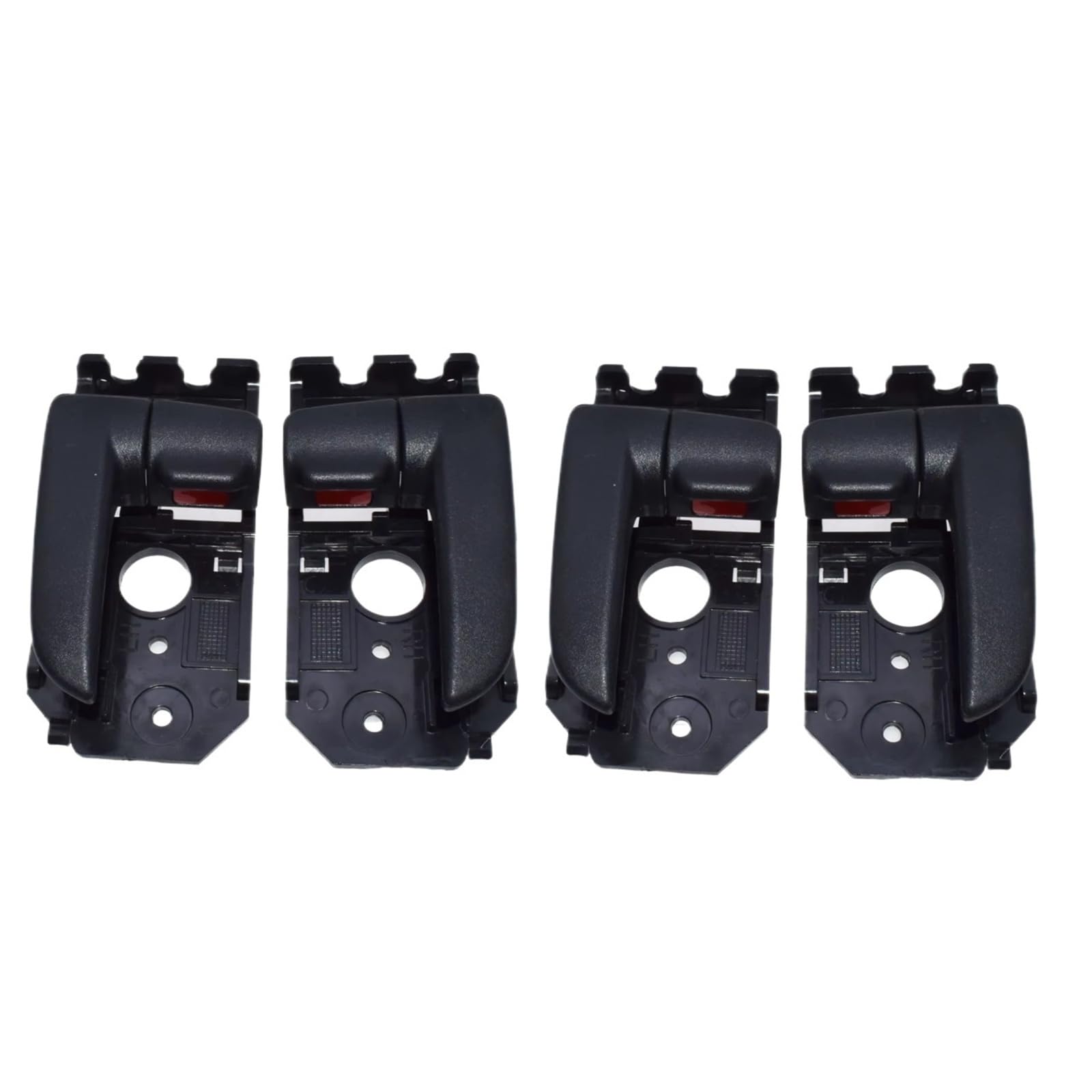 Exterior Door Handle Outside Inside Door Handle Kit 82650-2F000 82660-2F000 83650-2F000 83660-2F000 For Kia For Spectra For Cerato 1.8L 2.0L 2004-2009 Handles Replacement(Inside Black 4 piece)