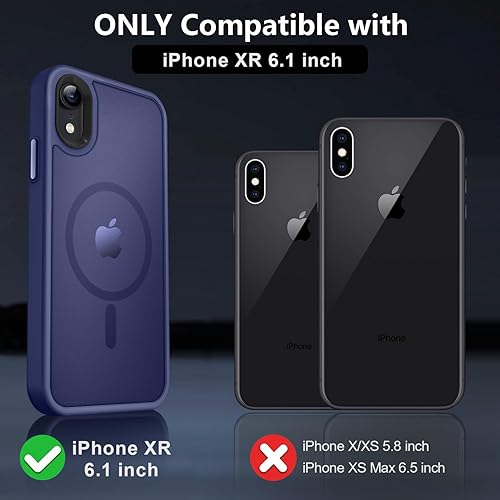 Vista 1027 de MOCCA - Funda magnética resistente para iPhone 11 de 6.1 pulgadas, compatible con MagSafe, protector de pantalla de vidrio + protector de lente