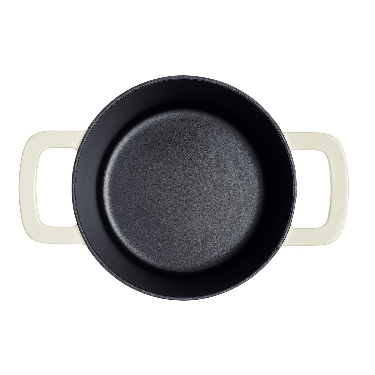 Fissler Collezione Moments, Rostiera in Ghisa Smaltata, Rotonda Diametro 20 cm, Pentola in Ghisa, Funzione Cocotte Aromastar, Compatibile Induzione, Bianco Avorio
