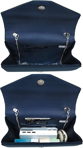 Miniatura 4 de Dasein Bolsos de noche para mujer, embragues de fiesta formal, bolsos de boda, cóctel, baile de graduación