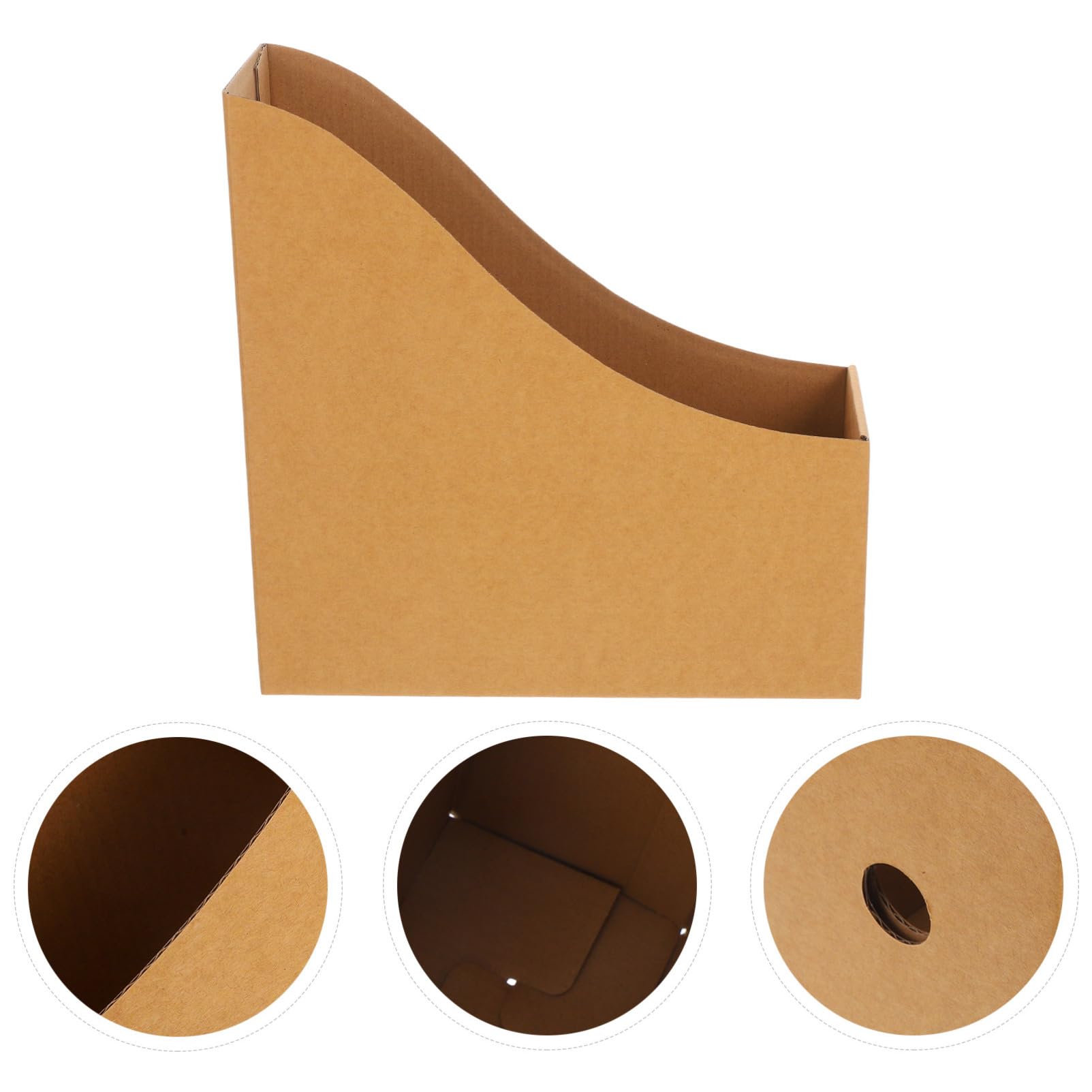 NUOBESTY Portariviste in Carta Kraft Portaoggetti Per Documenti Portaoggetti Per Libri Organizer Per Scrivania Da Ufficio