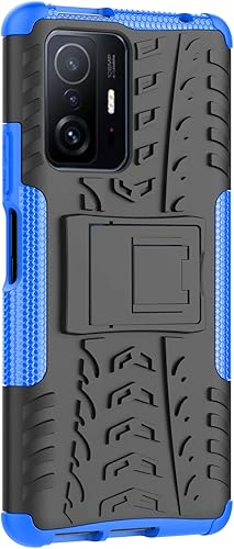 EASSGU Funda de teléfono para Xiaomi 11T Pro TPU-PC Armor 360 grados de protección anti caída a prueba de golpes, resistente a los arañazos, soporte