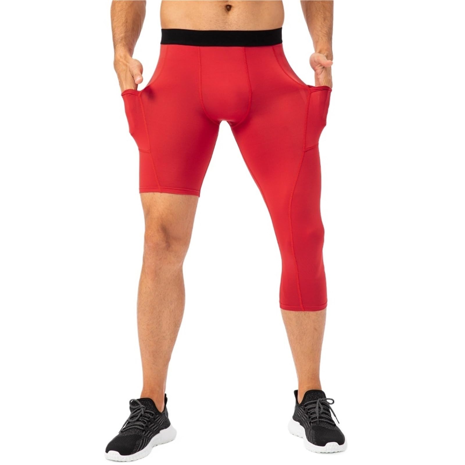 Mallas para hombre con bolsillo lateral que evitan el sudor en baloncesto
