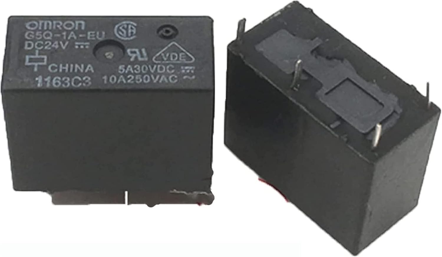 Relay 10PCS/lot 100% Original New G5Q-1A-EU DC12V G5Q-1-EU DC24V G5Q-1-EU-12VDC G5Q-1-EU-DC24V G5Q 1 EU 5A 10A(G5q-1a-eu Dc24v)