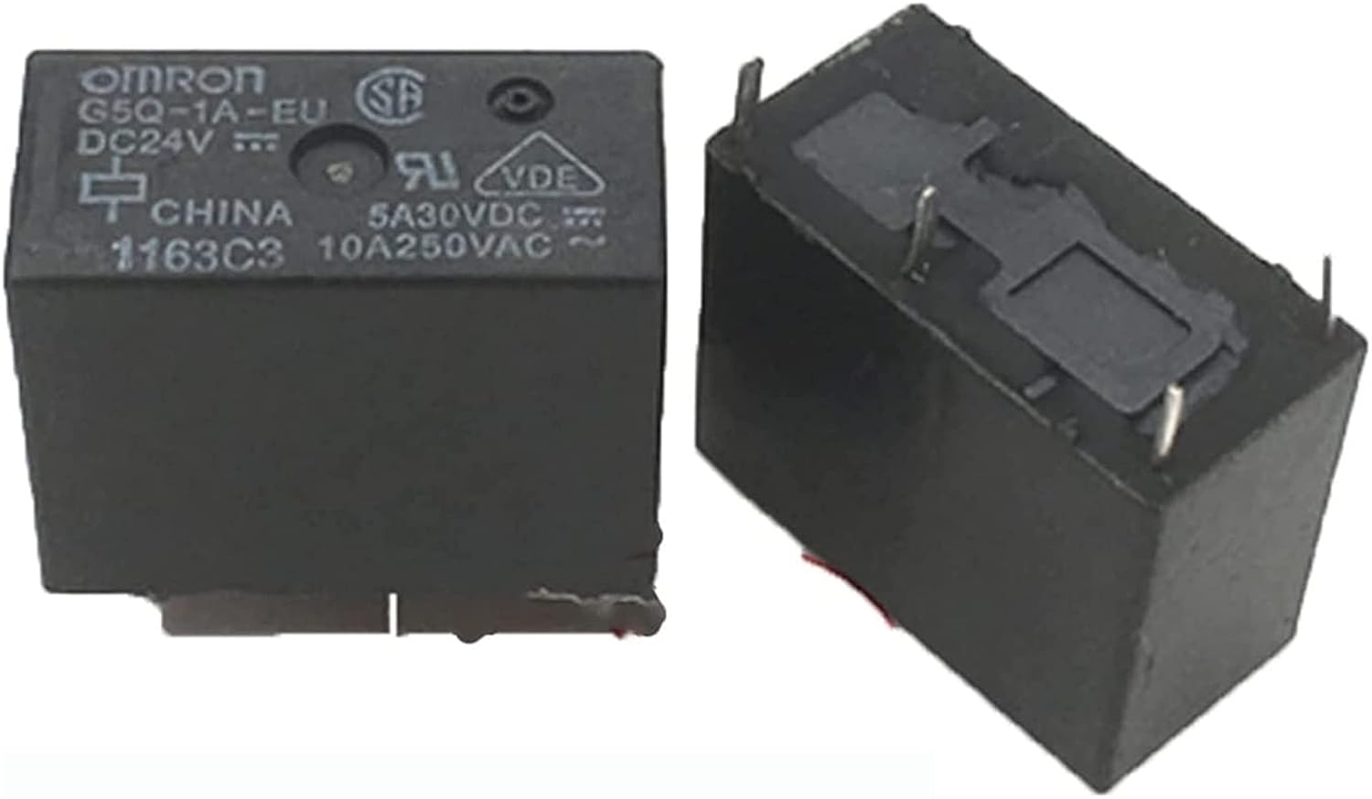 Relay 10PCS/lot 100% Original New G5Q-1A-EU DC12V G5Q-1-EU DC24V G5Q-1-EU-12VDC G5Q-1-EU-DC24V G5Q 1 EU 5A 10A(G5q-1a-eu Dc24v)
