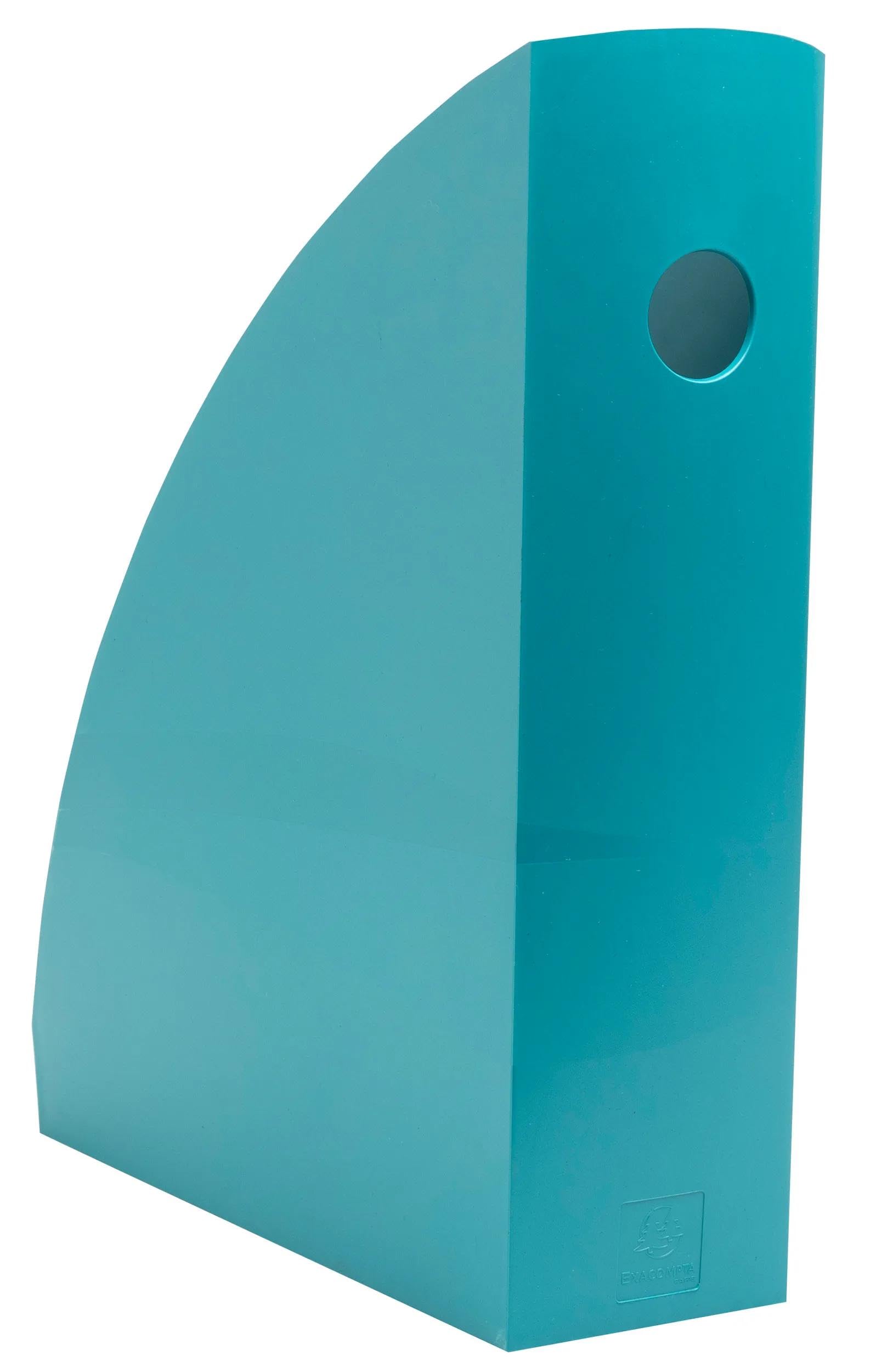 Exacompta - Réf. 18234D - Carton de 6 porte-revues MAG-CUBE Skandi, catalogues, classeur à revues, magazines, rangement pour documents - Dimensions 26,6x8,2x30,5 cm - A4+ - Bleu pacifique
