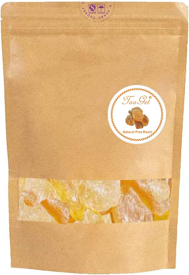 TooGet 400G Pine Rosin Pine Rosin for Beeswax Wraps Gum Nugget Rock Form Baseball Rosin Bag for Pitching Pine Rosin Powder for Bowling Golf Rosin Bag