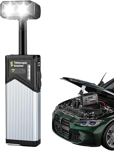 Luces de tienda de campaña para camping, impermeables, recargables, 5 modos, 180 de rotación, luces telescópicas para tienda de campaña, para