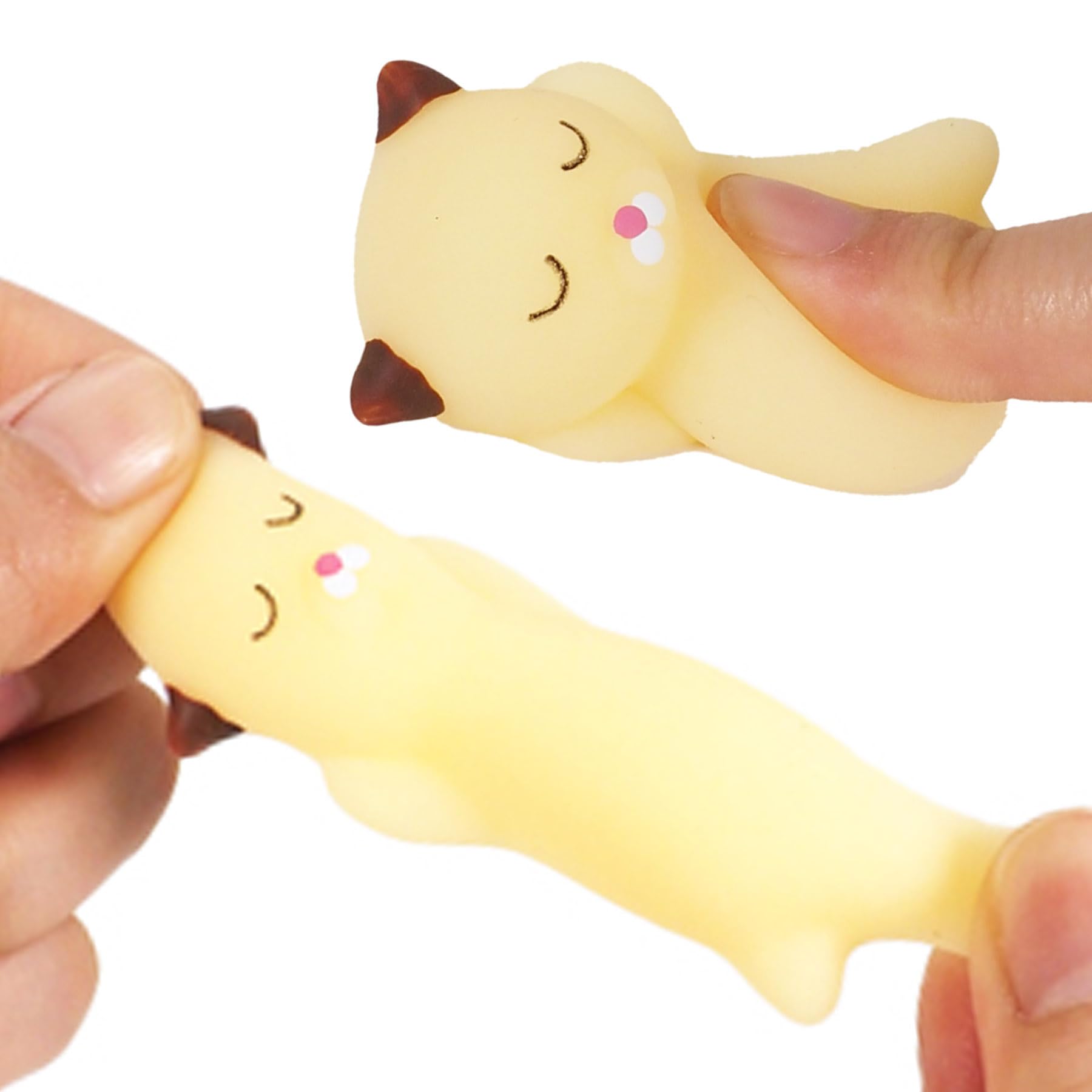 Amazon | もちもち お昼寝にゃんこ スクイーズ みょーん ムニムニ 5種