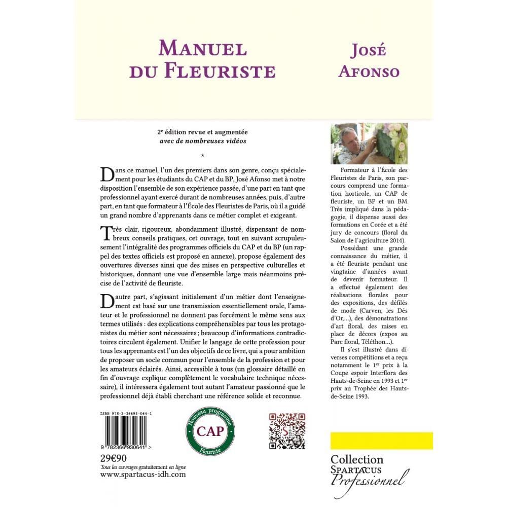 Manuel du Fleuriste: Nouveau programme CAP 2018
