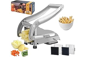 Upgraded French Fry Cutter KitchenAid, Potato Slicer, with Dual Cutting Blade Options...