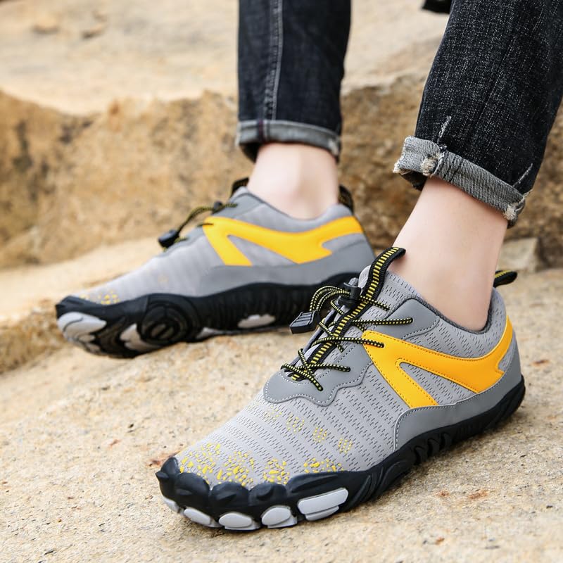 Scarpe da trekking a piedi nudi per donna e uomo 2024 nuove scarpe sportive traspiranti e antiscivolo con punta larga scarpe estive da guadare scarpe da acqua scarpe da ginnastica morbide