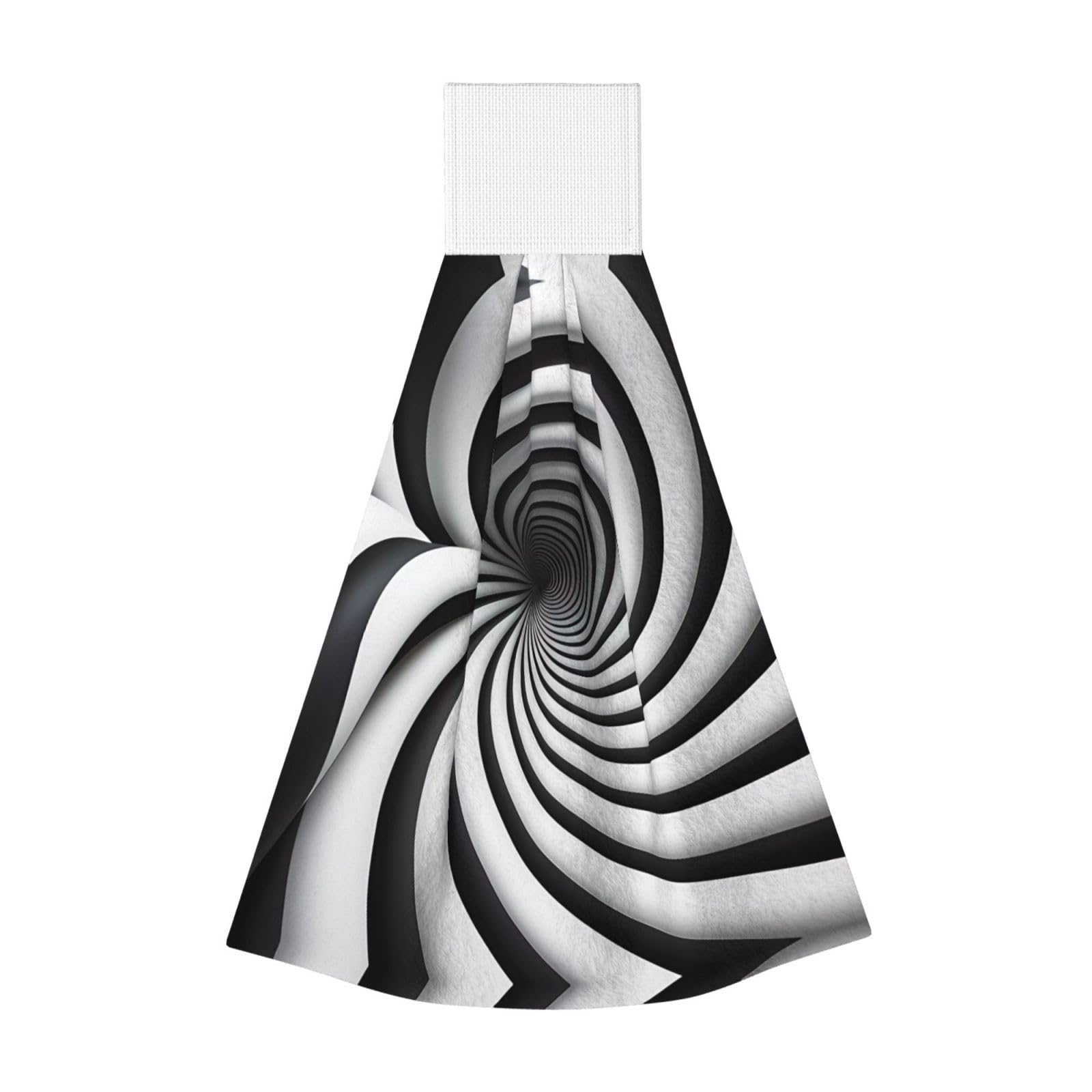 ZQYTGFDC spiral optical illusion gif Highly Absorbent Dish Towels Soft Coral Fleece Wipe