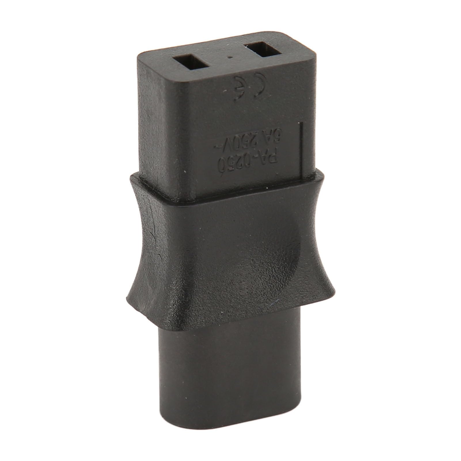 IEC320 C8 to C9 Adapter Power Converter, 6A 250V, 1500W, Simple Structure, PVC Plastic Shell, Suitable for Laptops and More