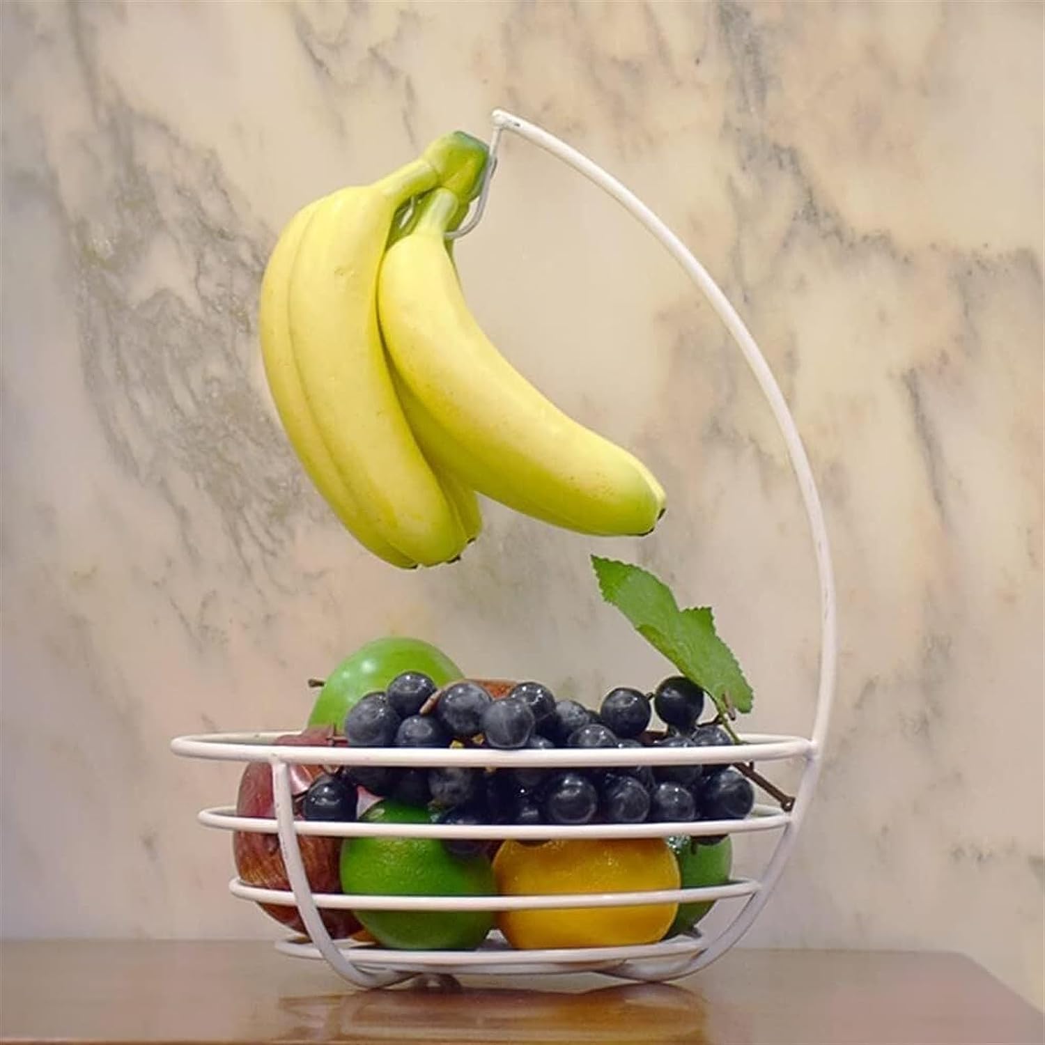 Mnuvxzaewf B Kitchen Countertop Fruit Rack-Fruit Asket Owl Wire(B)
