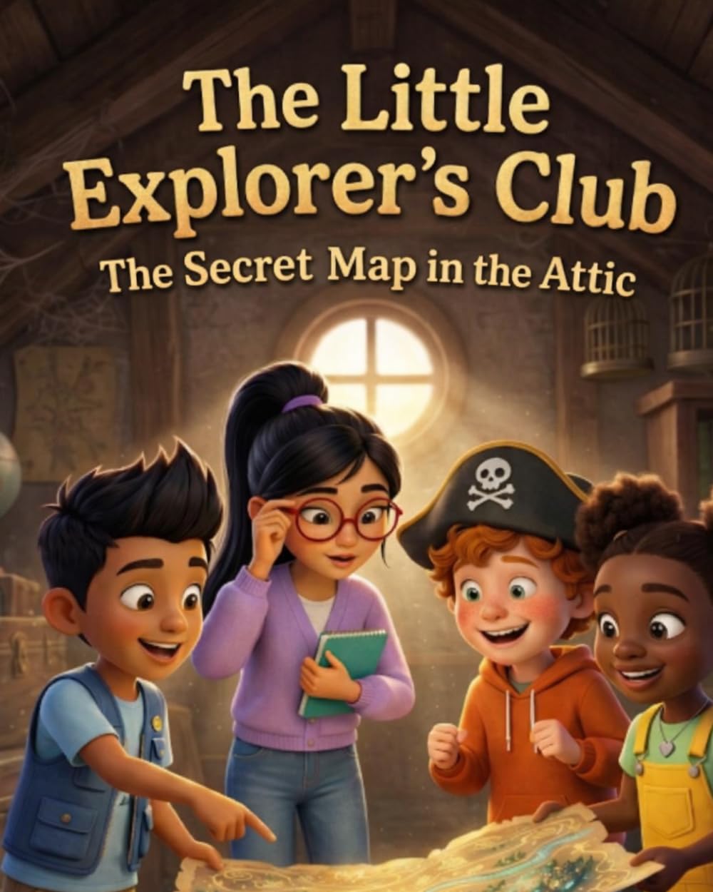 The Little Explorers Club: The Secret Map in the Attic: A Magical Adventure Story for Kids | Friendship, Mystery, Fantasy & Bedtime Reading