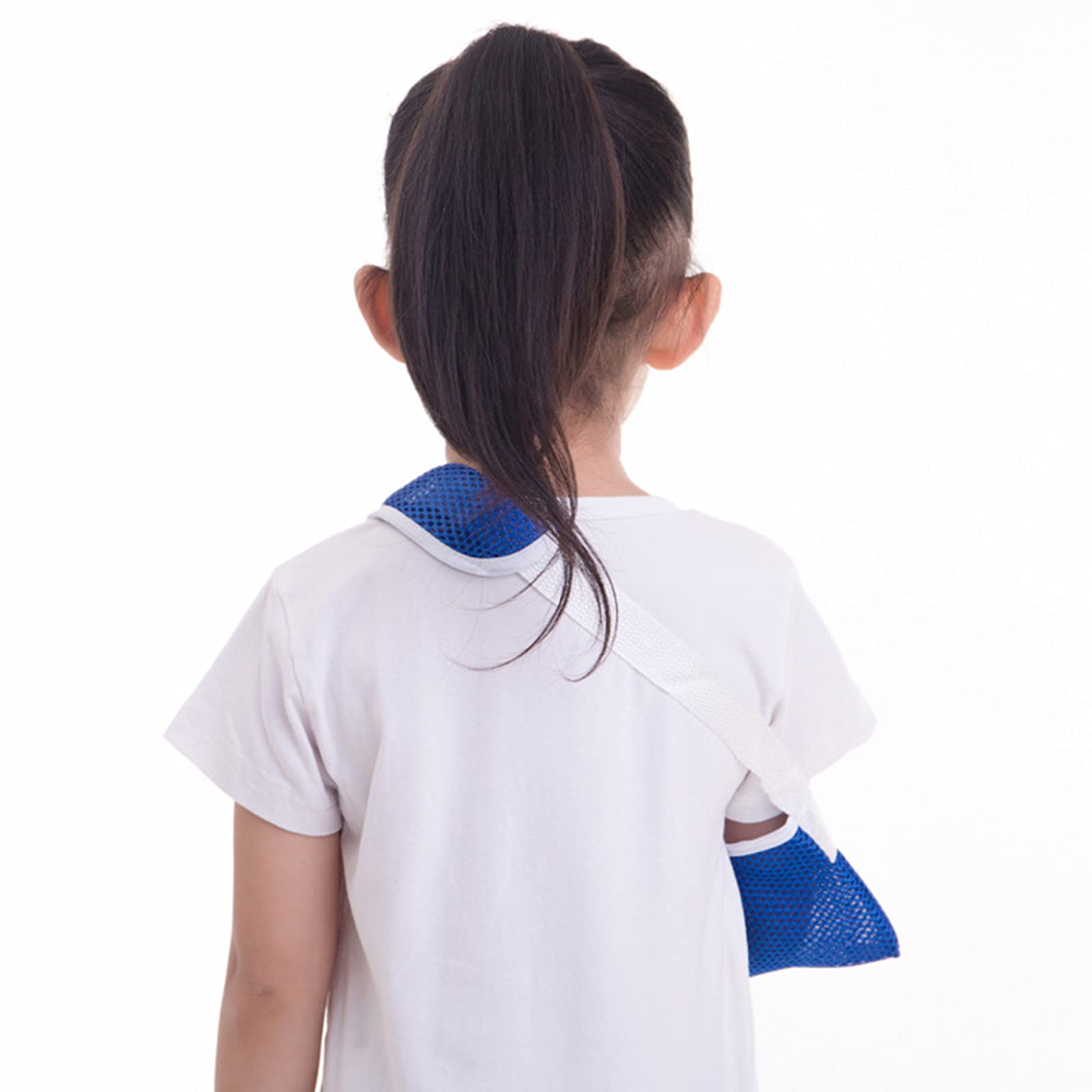 Cabestrillo para el Hombro Cabestrillo para el Brazo Cabestrillo para el Hombro con Malla para niños - Inmovilizador médico del Hombro para la Ducha - Soporte Derecho Izquierdo para niños y
