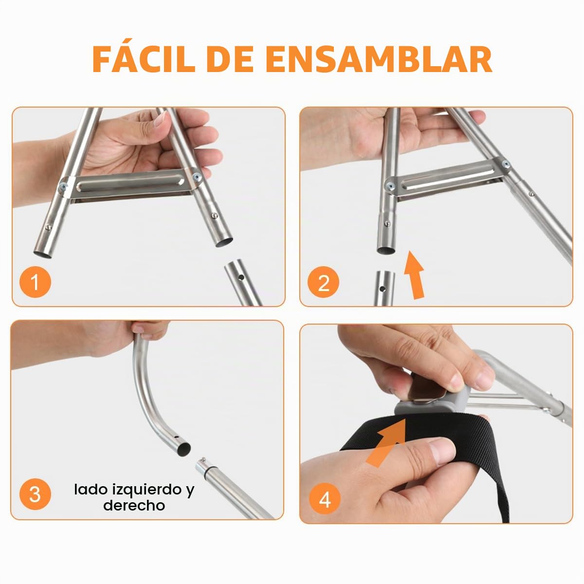 Toogel Hamaca de Cabeza Portátil con Soporte Desmontable, Incluye Bolsa de Almacenamiento