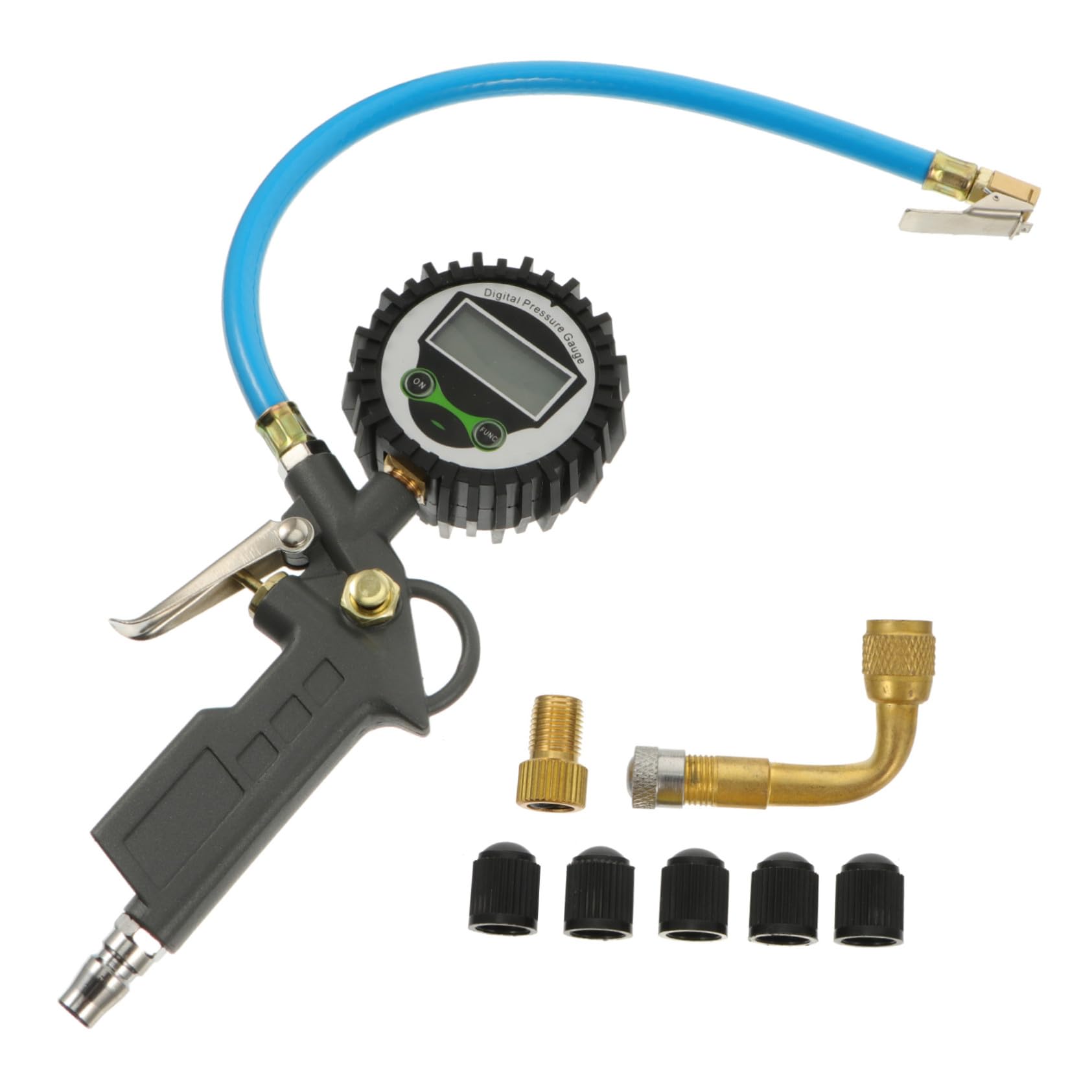 POPETPOP Manomètre de Pression pour Pneus Voiture Testeur Numérique Outil de Mesure Précis Accessoire Auto Pratique
