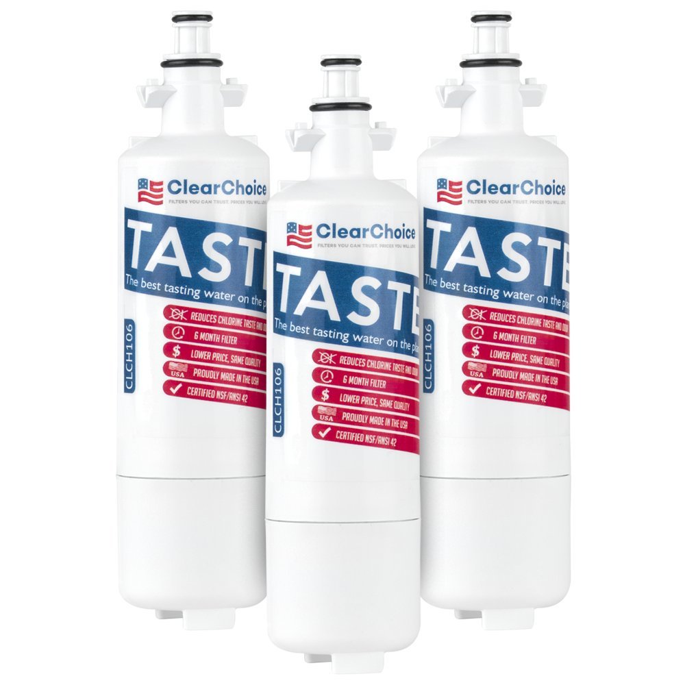 Clear ChoiceReplacement for LT700P ADQ36006102 Filter Compatible with EFF-6032A WF700 WFC2401 WLF-01 WSL-3 Refrigerator Water Filter, NSF Certified, Box of 3, Made in the USA