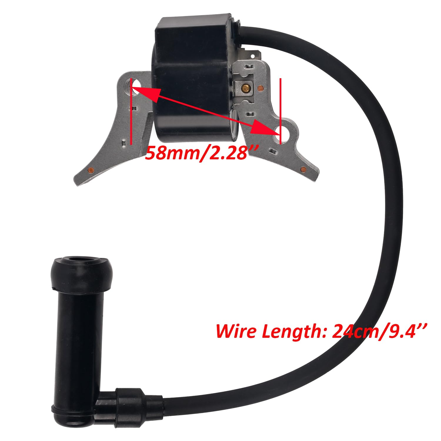 Zündspule 715023 715464 für Briggs & Stratton 115432 115437 115462 115492 117431 117432 117436 117437 117462 Serie Motoren
