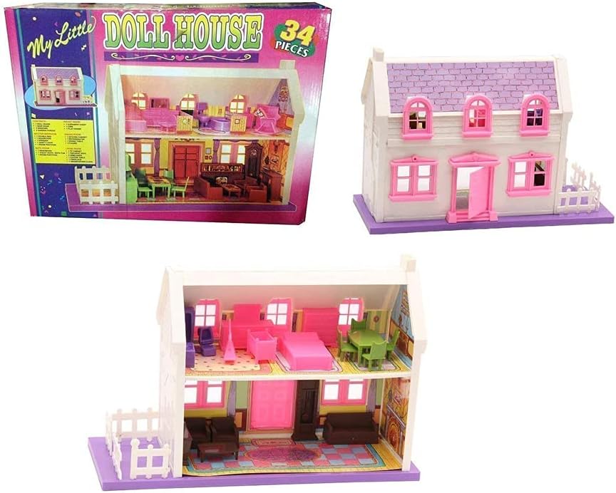 D.E. Doll House Play Set for Kids