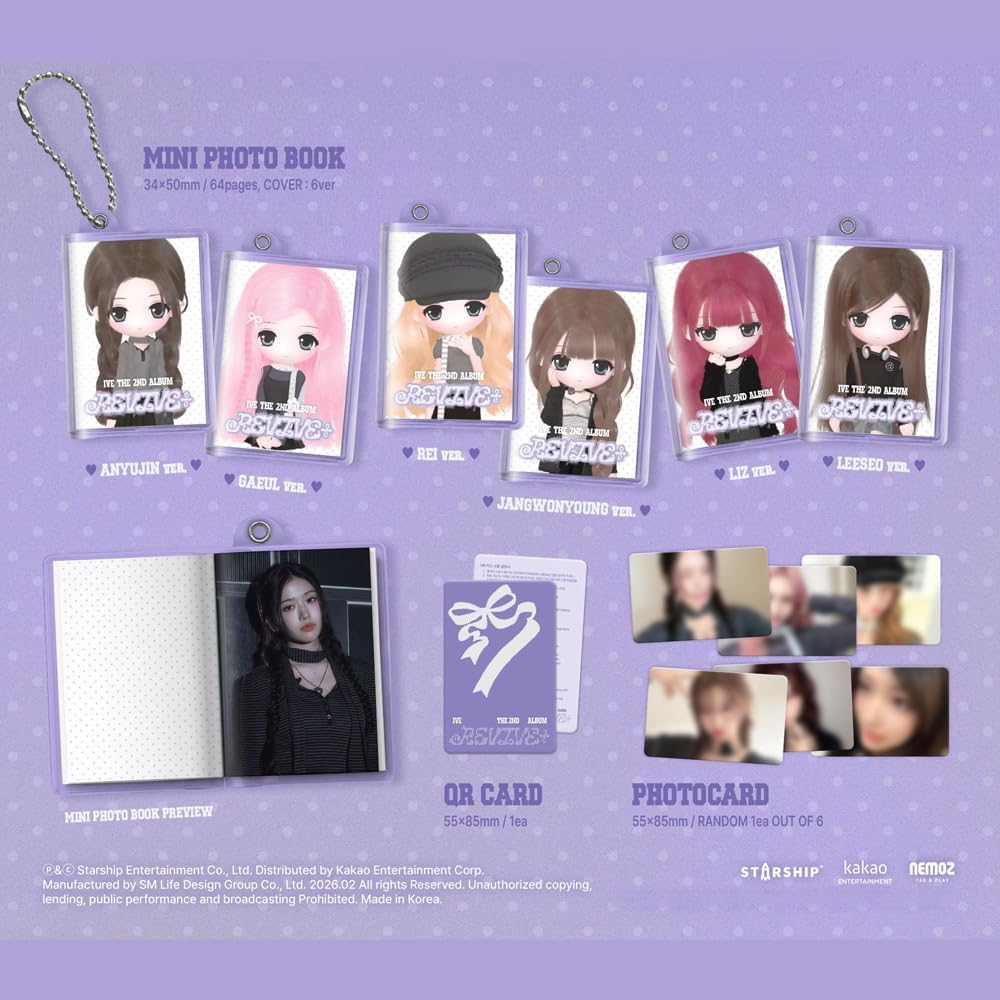 Amazon.co.jp: IVE - [REVIVE+] 2nd Studio Album (MINI MINI Version