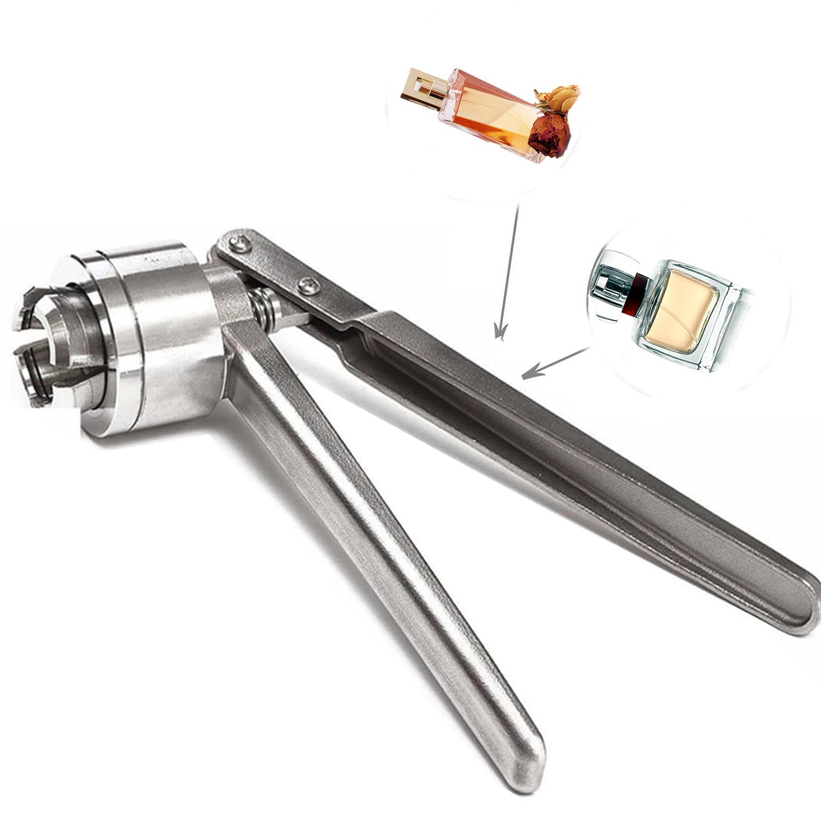 Crimpadora manual de viales de 13/15/18/20 mm para tapa de plástico de aluminio, herramienta de crimpado de tapas de botellas de acero inoxidable, máquina de sellado manual de botellas, crimpadora