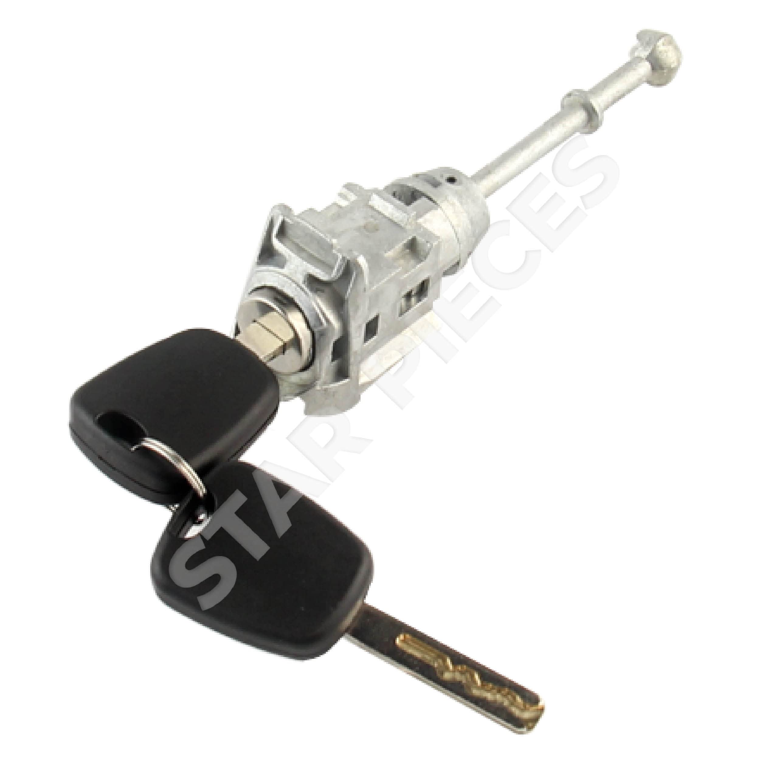 STARKIT PERFORMANCE Serratura portiera compatibile per Citroen C5, Peugeot 207, Peugeot 2008 (2001-2019) anteriore sinistro (guida) Barilotto portiera con chiavi duplicate (75mm) 9170EA | 9170EC