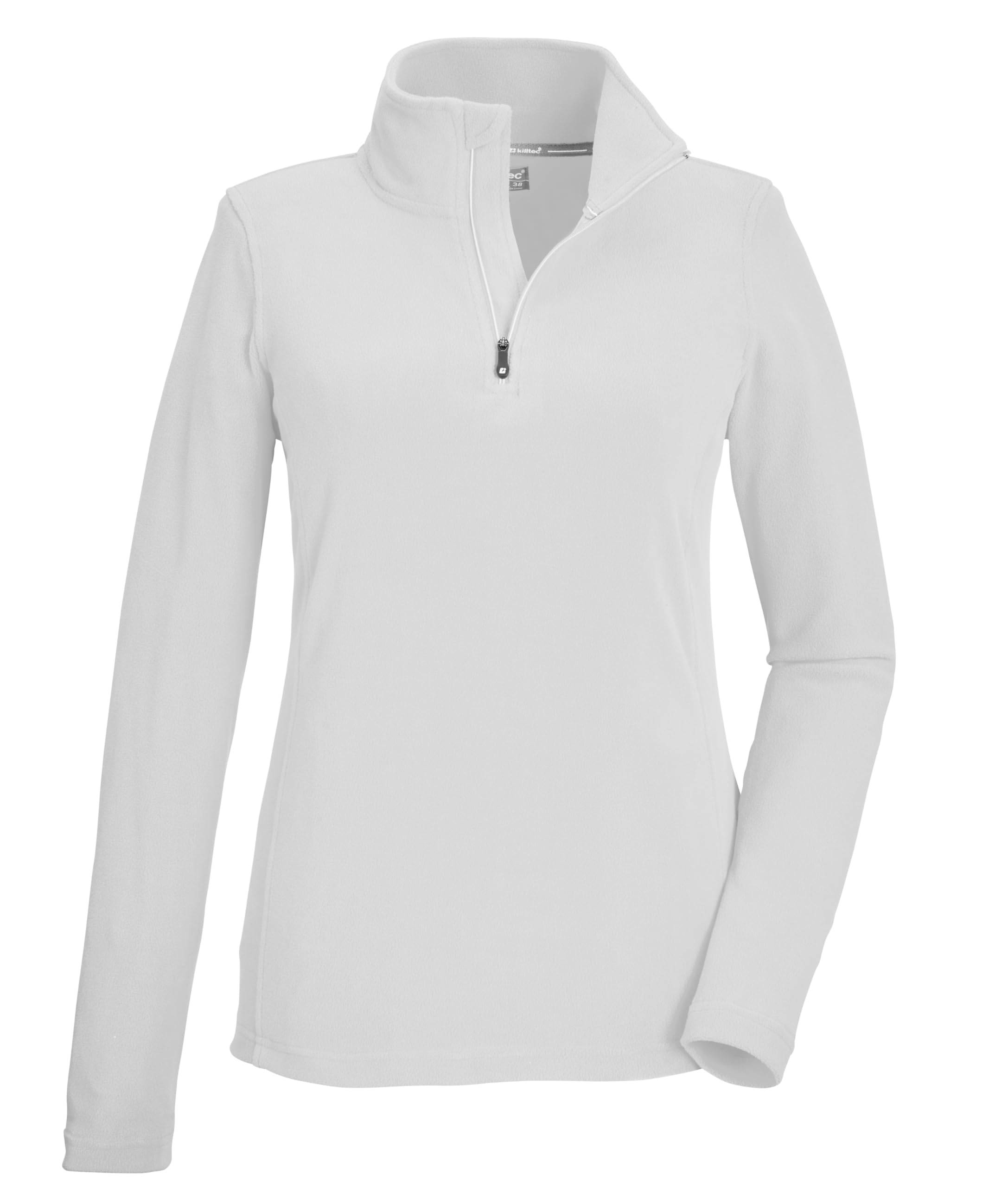 Killtec Damen Ksw 62 Wmn Flc Shrt Fleeceshirt mit Stehkragen und Reißverschluss