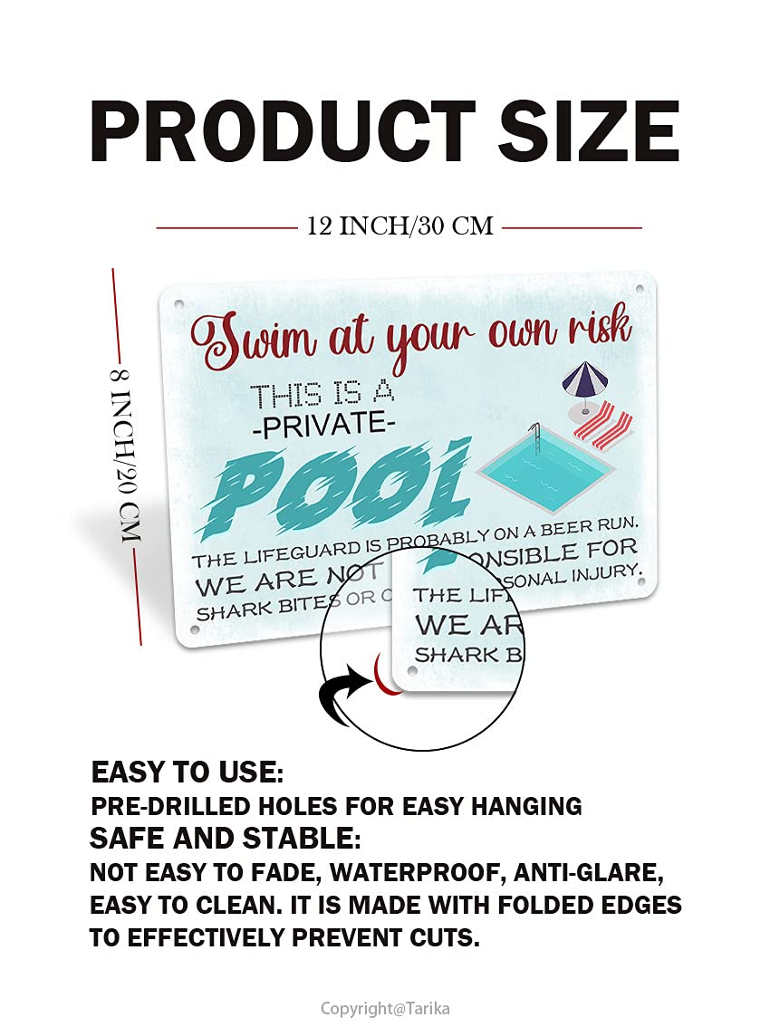 No Pets Allowed in Pool Area Notice 8